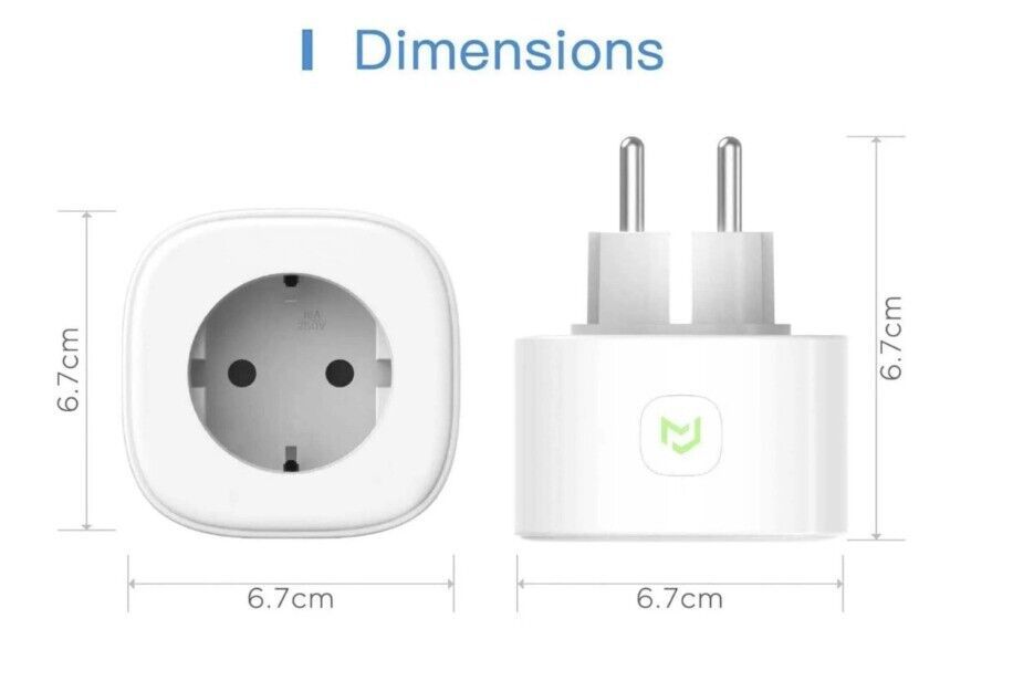 Meroos Smarte WLAN Steckdose Wi Fi Plug Smart Home Apple Alexa Google in Dornum