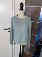 ♥️ Shein Pullover Strickpullover Gr. S 36 Pastell grün Perlen ♥️ Niedersachsen - Springe Vorschau