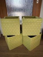 Ikea Dröna Kallax Boxen Kisten grün mit weißen Punkten Baden-Württemberg - Rielasingen-Worblingen Vorschau