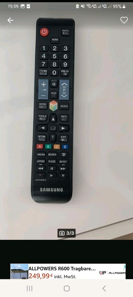 Samsung 55"Zoll LED Smart TV 3D UE55ES6300, NP 1089€ in Gelsenkirchen