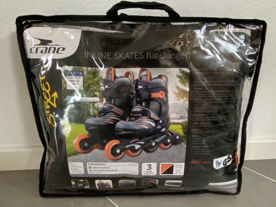 Crane Inline Skates Gr. 29-33 in Pforzheim