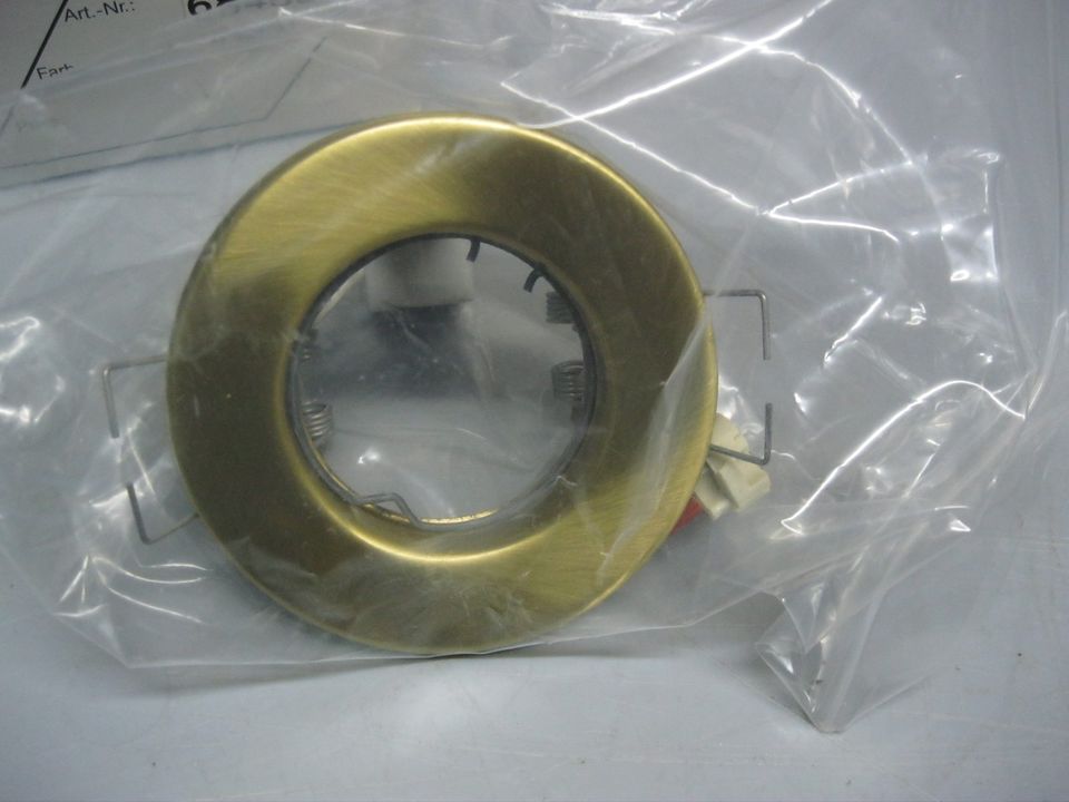 2 Strahler, Einbau 24kt vergoldet f. LED- od. Halogen- LM., neu in Seukendorf