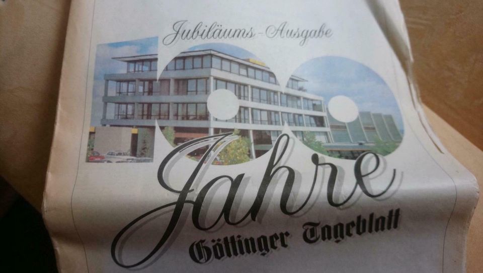 Jubiläumsausgabe Göttinger Tageblatt von 1989 in Friedland