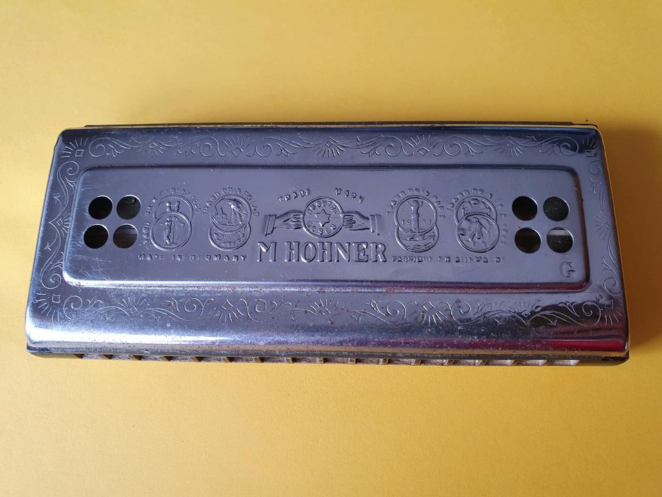 M. Hohner Echo Harfe Mundharmonika Vintage in Bad Emstal