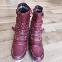 Damenstiefeletten in rot Gr.41 Sachsen - Marienberg Vorschau