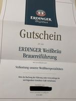 2 Tickets ERDINGER Brauereibesichtigung Bier Geschenk Hamburg Barmbek - Hamburg Barmbek-Süd  Vorschau