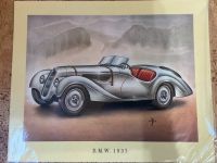 BMW 1937 Oldtimer Kunstdruck Auto Aral Sammelbild Rheinland-Pfalz - Heßheim Vorschau