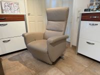 Carina Designer Relaxsessel Beige Echtleder Nordrhein-Westfalen - Troisdorf Vorschau