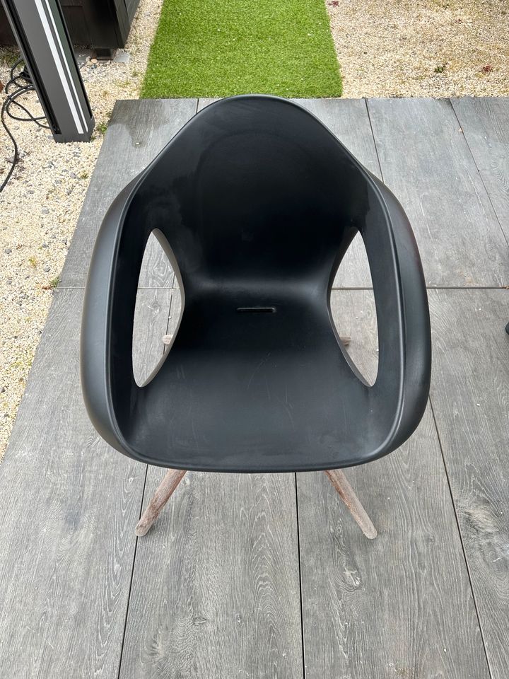 Gartenstuhl  Lonc Easer Wood black UVP 619€ in Waiblingen