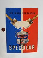 SPECOLOR Weisslack Malerbedarf Reklame von 1951 Baden-Württemberg - Leonberg Vorschau