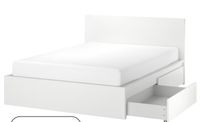 Bett Malm Ikea 180x200cm, weiß, 4 Schubkästen Kyffhäuserland - Bendeleben Vorschau