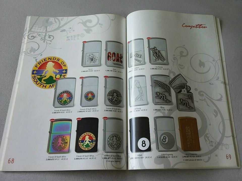 Zippo "KATALOG COLLECTION 2010" in Königsbronn