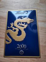 Lindt: Blechschild, Drache, blau Schleswig-Holstein - Lübeck Vorschau