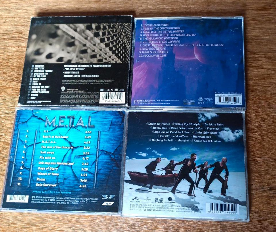 Freedom Call, Linkin Park, Santiano CDs in Wachtendonk