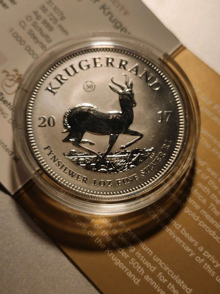 Krügerrand 1 oz Silber aus 2017 in Flensburg