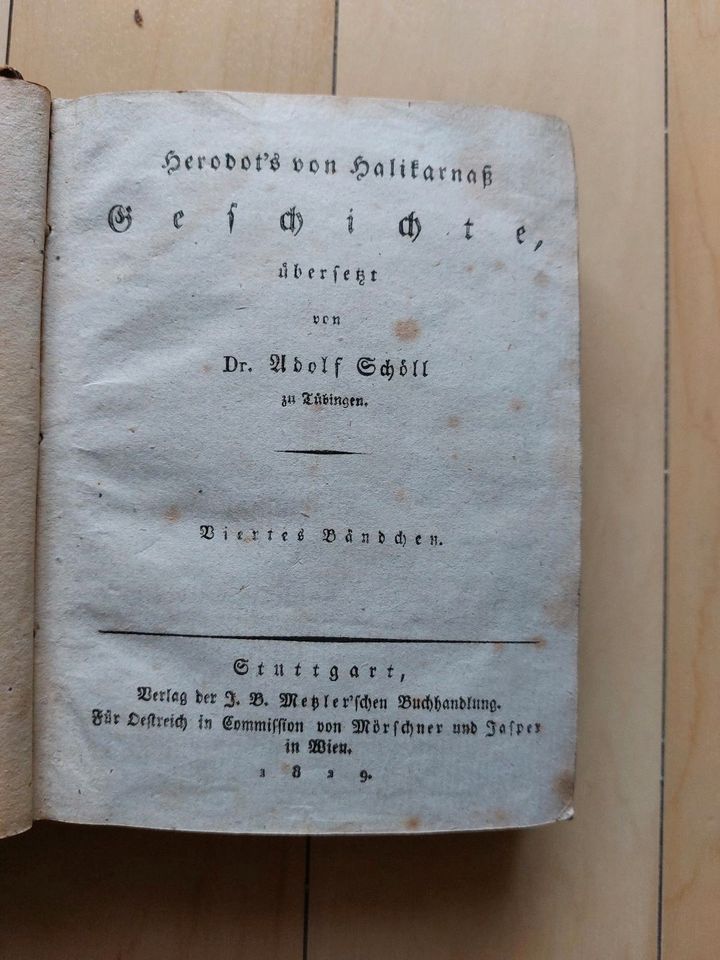 altes/antikes Buch von 1819 in Blankenfelde-Mahlow