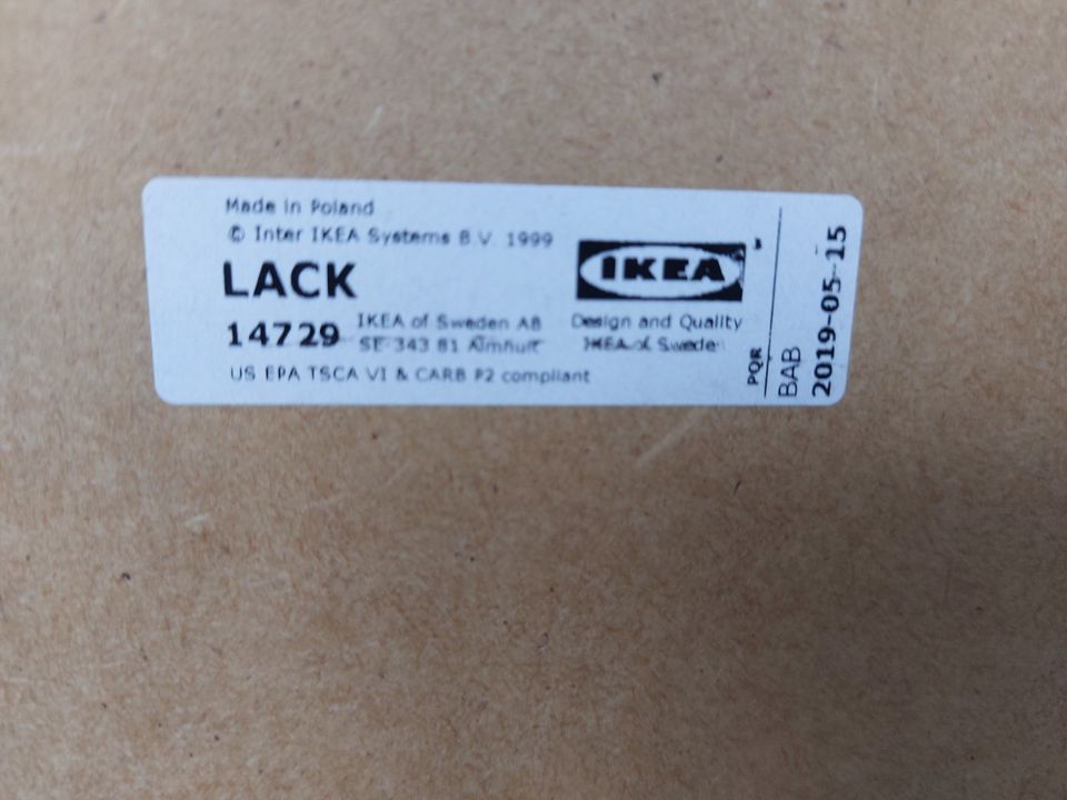 Ikea Lack Tisch, Eicheneff.wals Nachbildung, Kinder-, Beistelltis in Reppenstedt