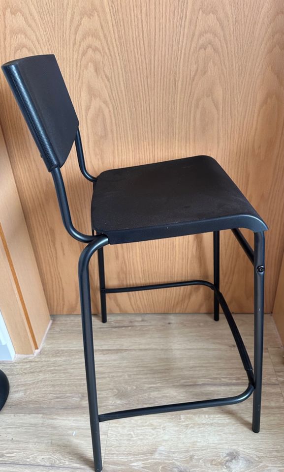 Ikea Stig Barhocker Stuhl schwarz 63 cm guter Zustand in Rostock