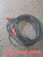 Starkstrom Kabel 4 Adern 16 Amper Stecker 24m Bayern - Burgoberbach Vorschau