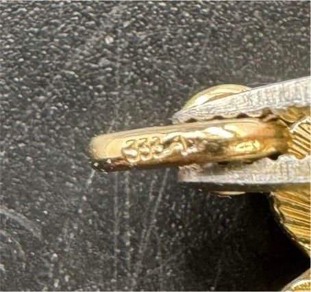 333 8k Gelbgold Perl Anhänger Kleeblatt Glück Schmuck Hals in Berlin