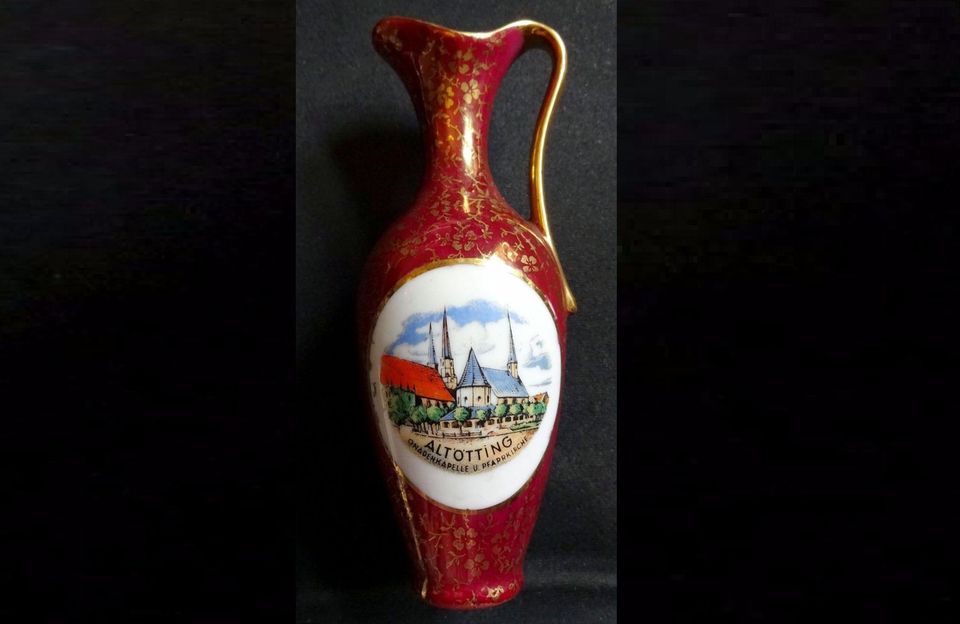 Andenken Porzellan Vase Altötting - Bavaria in Gelsenkirchen