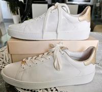Högl, Sneaker weiß/gold, Gr. 40 Bayern - Thyrnau Vorschau