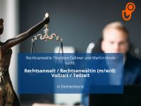 Rechtsanwalt / Rechtsanwältin (m/w/d) Vollzeit / Teilzeit | Delm Niedersachsen - Delmenhorst Vorschau