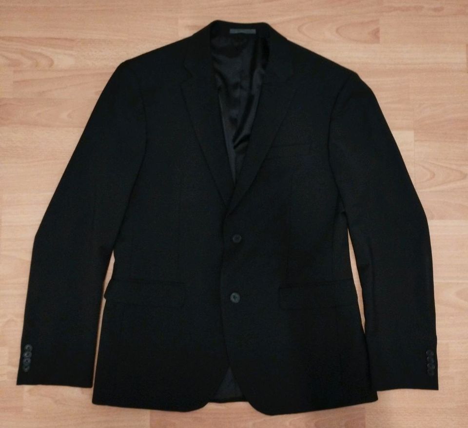 CK Calvin Klein Herrensakko Jacket schwarz 54 in Düsseldorf