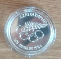 Silbermünze Neuseeland 5 Dollar Olympische Spiele 1984 Hessen - Kronberg im Taunus Vorschau