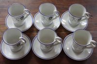 6 Espresso/Mokkatassen  nie benutzt  Porcelaine Chauvigny alt Saarland - Oberthal Vorschau