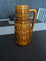 Vase mit Henkel von Scheurich hellbraun mit Waben Nordrhein-Westfalen - Castrop-Rauxel Vorschau