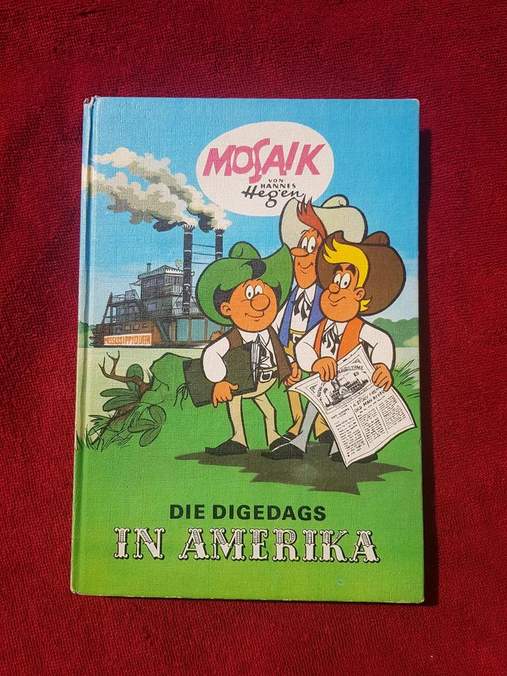 Sammelband Mosaik Digedags in Amerika Weltkreis Dortmund EA 1974 in Leipzig