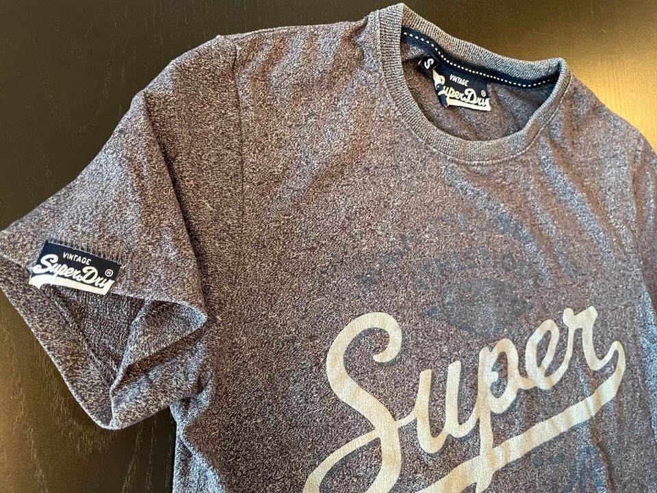 Superdry Shirt Herren Größe S grau meliert  •Versand•inklusive• in Hilden