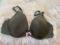 Hunkemöller BH weiß+oliv Größe 75C Hessen - Waldkappel Vorschau