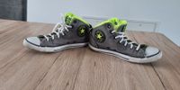 Converse Chucks Gr. 38,5 24cm grau/neon Hessen - Nidda Vorschau