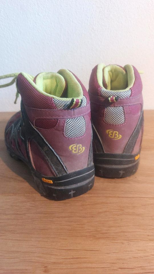 EB Brütling Wanderschuhe, Wanderstiefel beere mit comfortex in Wolfratshausen