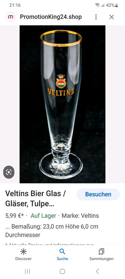 Bier Gläser 12 Stück in Nürnberg (Mittelfr)