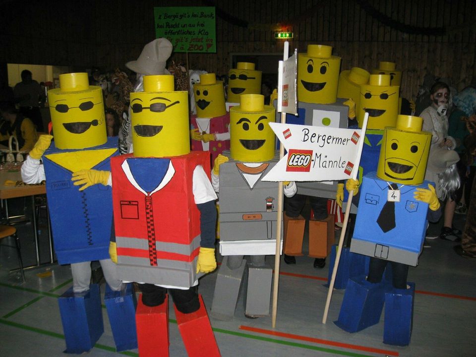 Legomännchen Kostüme / LEGO Fastnachtkostüme  / Fasnacht / Fasnet in Endingen