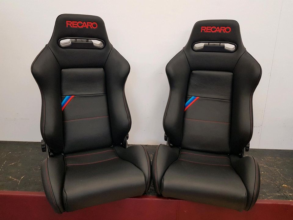 2 König Sportsitze ABE Lehne klappbar Carbon Optik mit Route ( kein Recaro  )