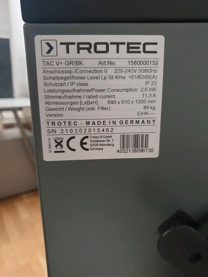 Trotec Tac V+ Industrie Luftreiniger in Frankfurt am Main