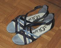 S.Oliver Sandalen schwarz silber Gr. 40 Hessen - Roßdorf Vorschau