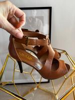 Ralph Lauren Designer Schuhe Sandalen Pumps Cognac Leder Bayern - Gilching Vorschau