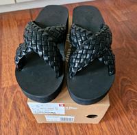 Flip Flop, Wedgy cross, schwarz Gr. 40, Neu Düsseldorf - Stadtmitte Vorschau