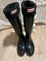 Hunter Gummistiefel mit Fleecestulpen Gr. 37 schwarz Nordrhein-Westfalen - Hückeswagen Vorschau