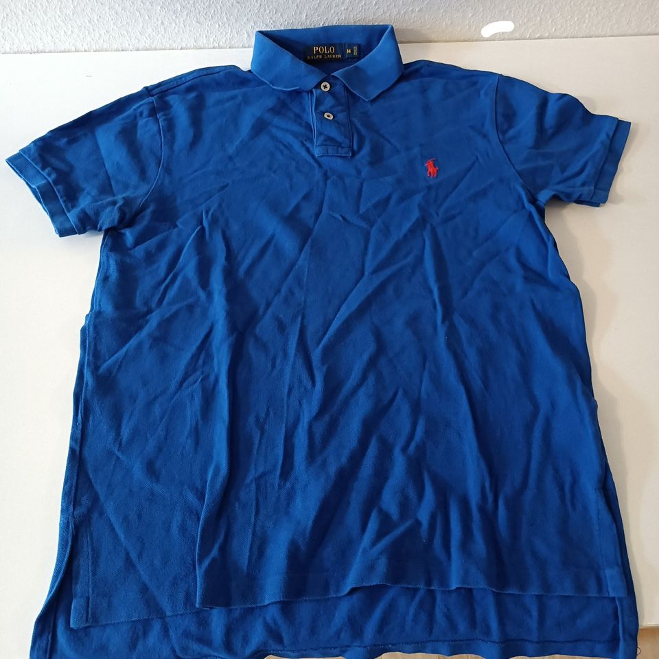 Polo-Shirt Polo Ralph Lauren blau, Gr. M in Stuttgart