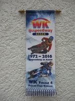 Wimpel "WK Eisspeedway Assen" 1972-2016, Roelof Thijs Pokal Niedersachsen - Edewecht Vorschau