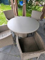 Gartenmöbelset/Essgruppe mit 4 Stühlen/Rattan Düsseldorf - Eller Vorschau