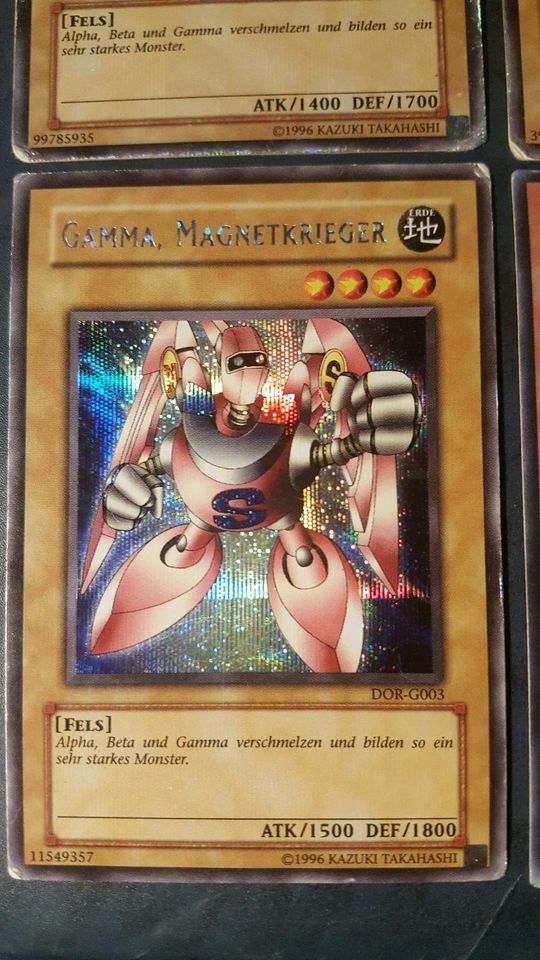 Yugioh Magnetkrieger secret rare deutsch in Zwickau