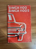 Betriebsanleitung Simca 1100 / 1100 S Brandenburg - Neutrebbin Vorschau
