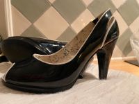 NEUER PREIS : Peeptoe Schwarz Lack rockabilly Grösse 37 Saarland - Bexbach Vorschau